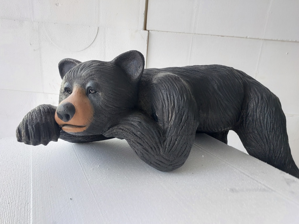 Chú gấu đáng yêu bằng xốp