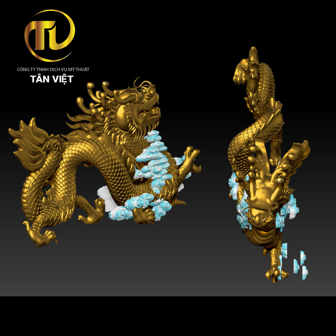 Mô hình Rồng tết 07