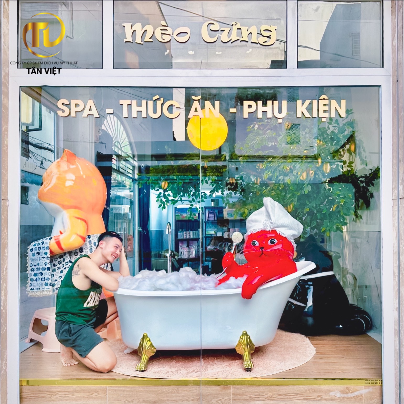 Mô hình mèo spa 3
