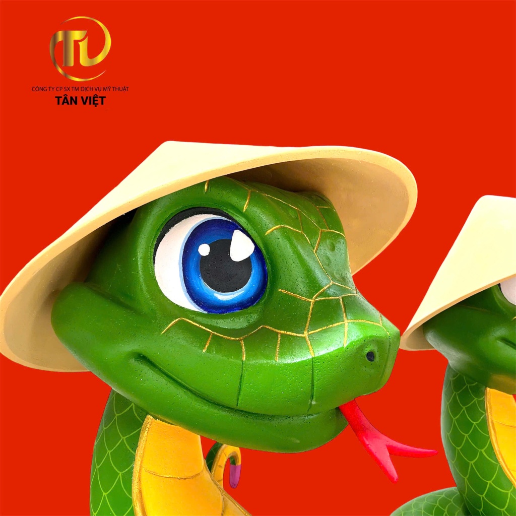 Rắn tết bằng mút xốp